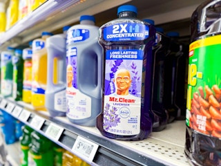 mr clean floor cleaner on walmart shelf