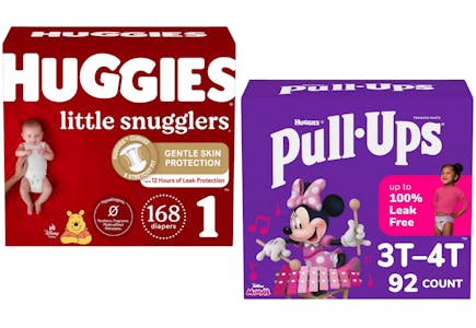 2 Huggies Diapers