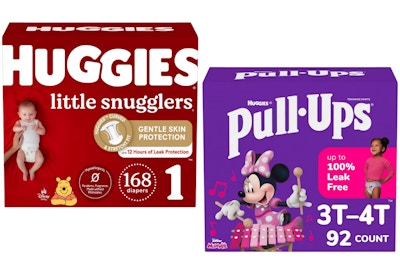 2 Huggies Diapers