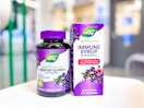 natures way sambucus immune syrup and gummies on walmart shelf
