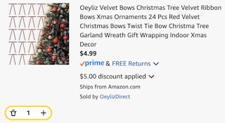 Oeyliz Velvet Bows Christmas Tree Velvet Ribbon Bows