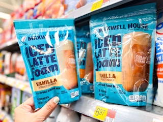 walmart maxwell house iced latte foam 2
