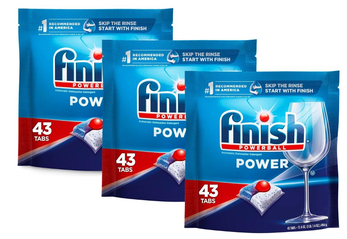 3 Finish Dishwasher Tablets 43-Count