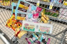 easter candy in a cart