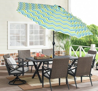 walmart mainstays miranda tilt crank 9 foot umbrella b 2023 1680700771 1680700771