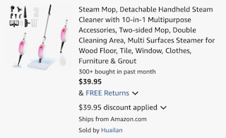 Amazon Steam Mop 2026