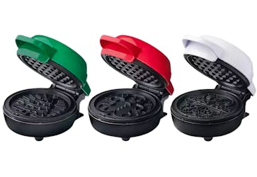 Aldi's $8 Mini Waffle Makers Add a Fun Touch to Holiday Festivities