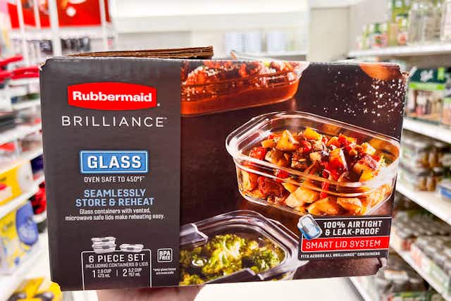 Rubbermaid Brilliance Glass 6-Piece Set, Only $33.24 at Target card image