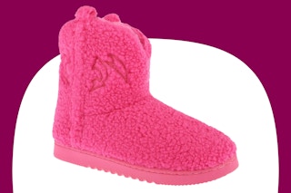 Pink Mia Women's Western Slipper Bootie (stock photo from Walmart.com)