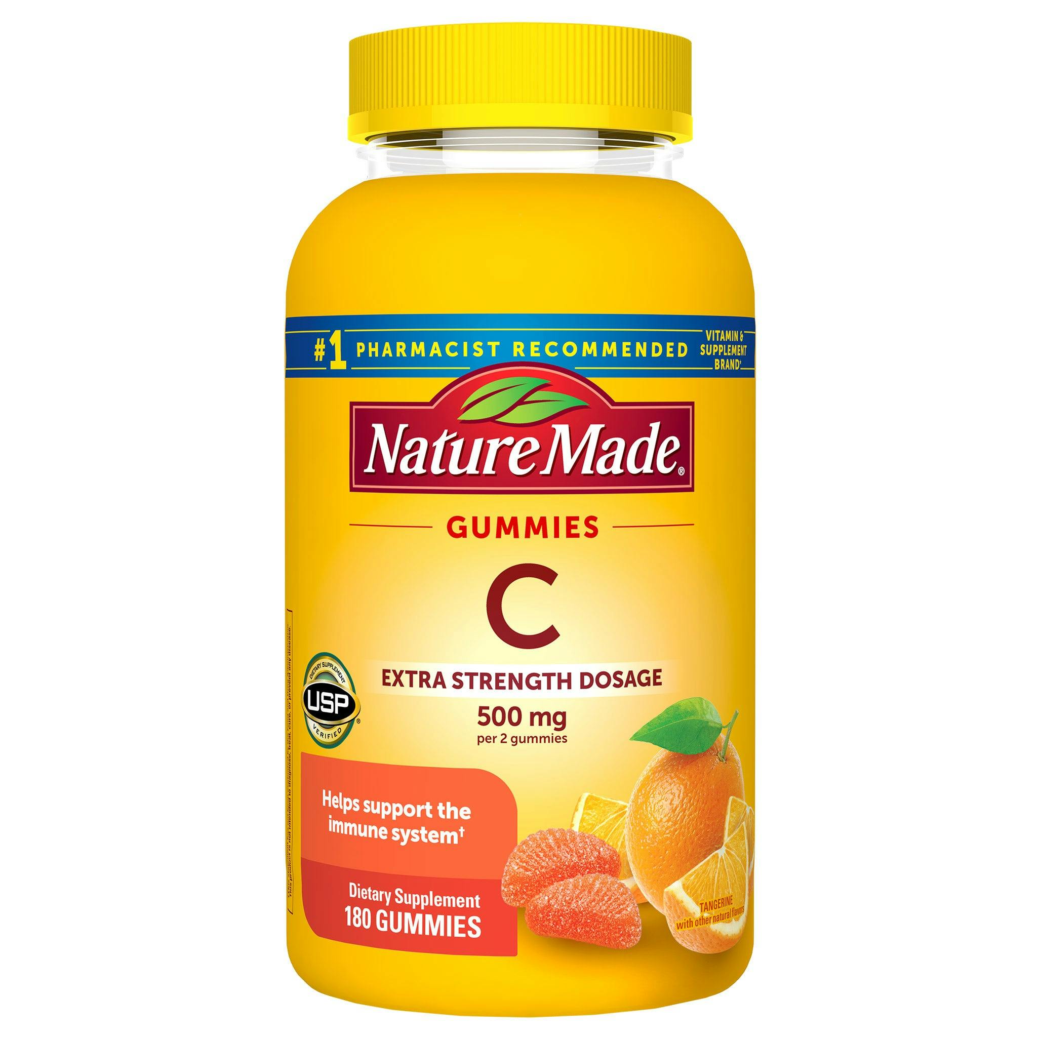 5 Nature Made Vitamin C Bottles
