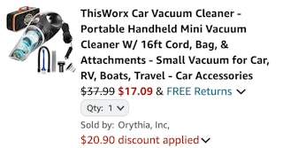 Car Vac cart