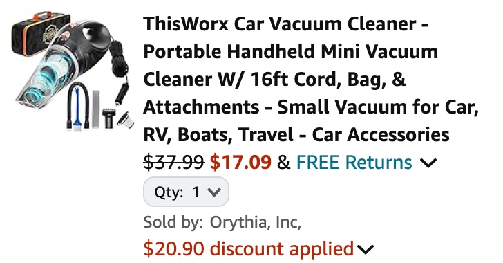Car Vac cart