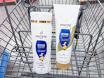 pantene hair care items in walgreens cart