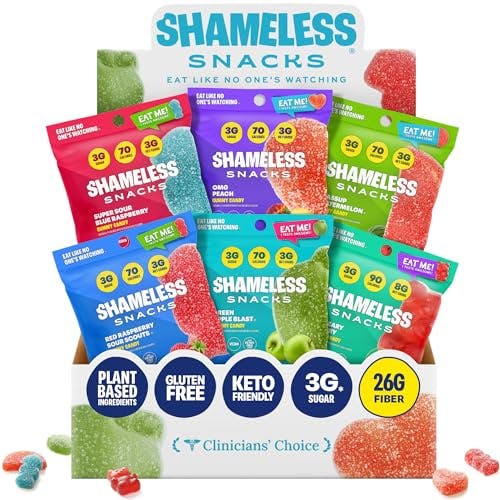 Shameless Snacks Gummy Candy 6-Pack