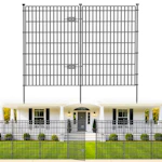 No Dig Garden Fence