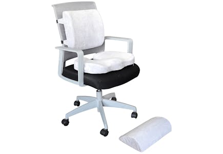 WFH Essentials Memory Foam Chair Kit