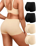 Women's No Show Boyshorts 4-Pack
