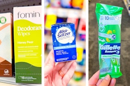 CVS Freebies and Deals Under $1 This Week: Deodorant Wipes, Razor, and More card image