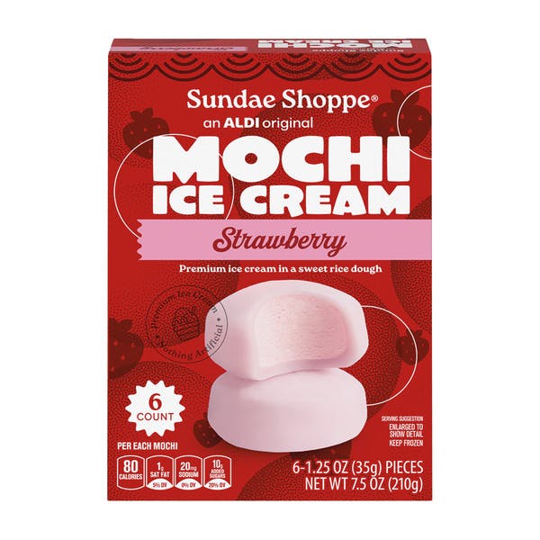 Strawberry Mochi Ice Cream
