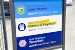 signage in lowes for member rewards for march and april 