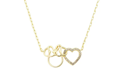 Disney 14k Plated Gold Necklace