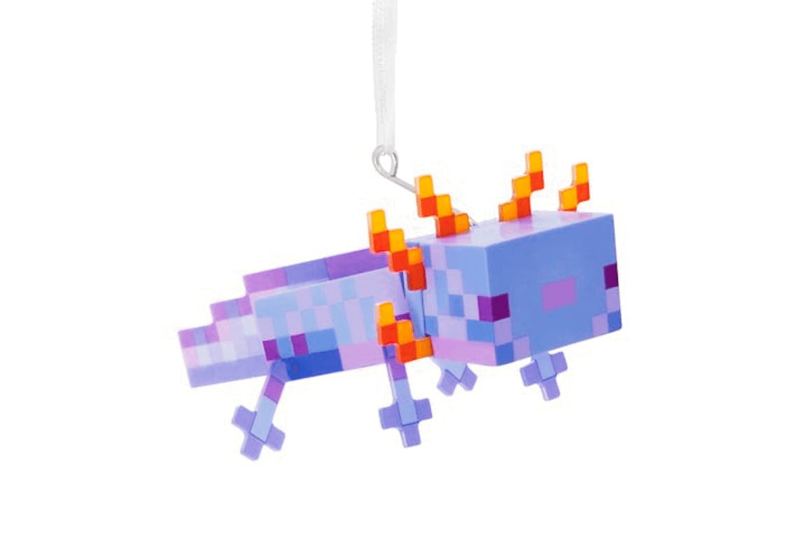 Hallmark Minecraft Axolotl Ornament