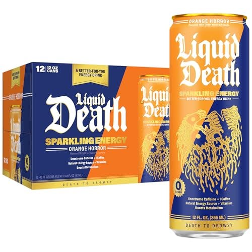 Liquid Death Energy Drink 12-Pack