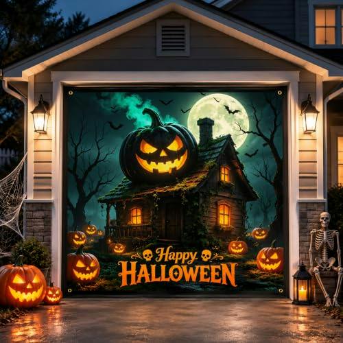 GORDITA Halloween Garage Door Cover