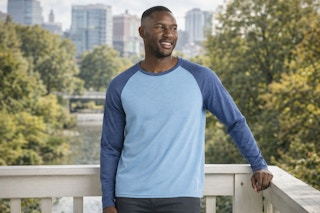 Walmart George men's raglan tee