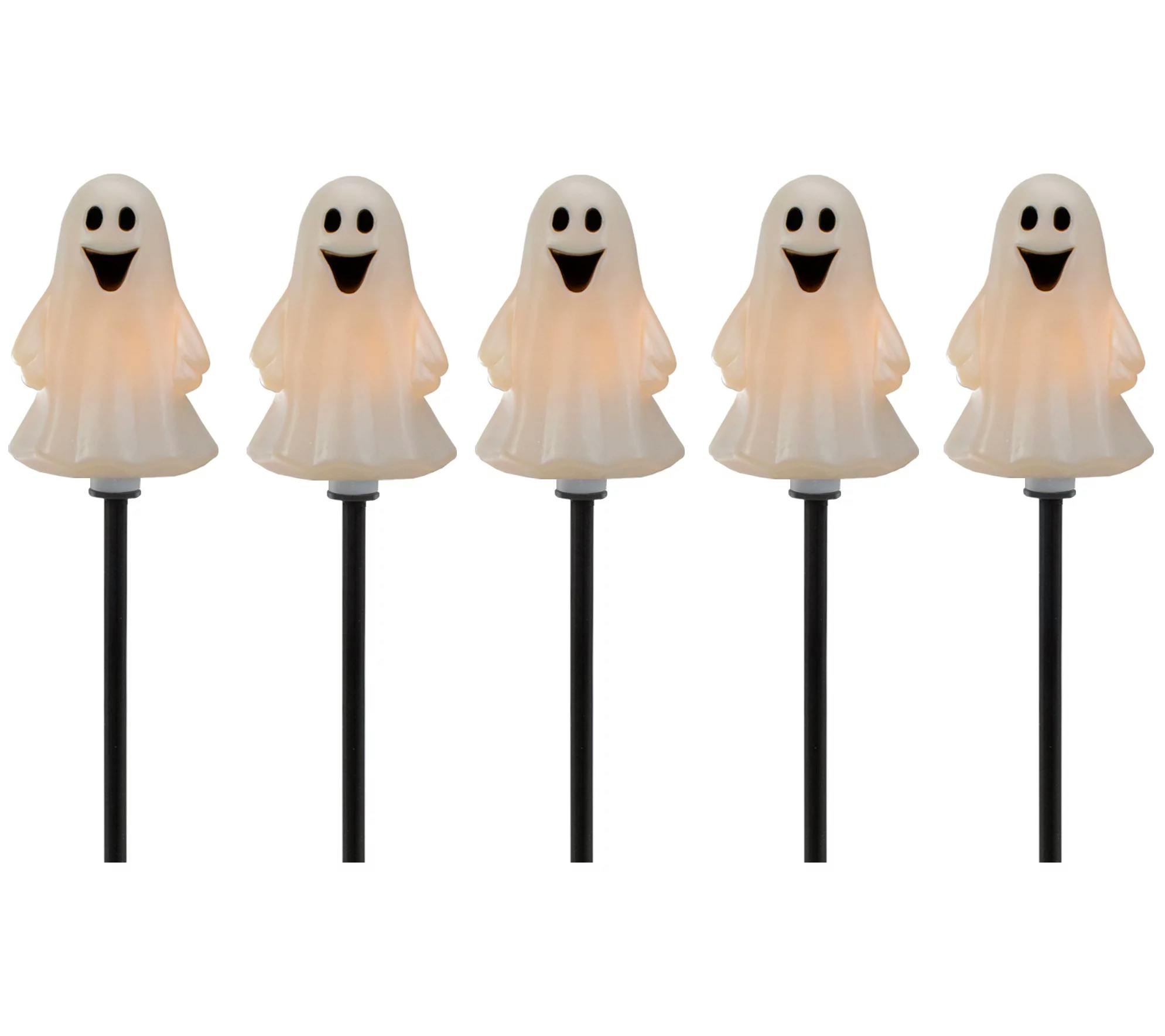 Ghost Shaped Pathway Markers