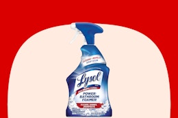 Lysol Power Bathroom Cleaning Spray, as Low as $3.35 on Amazon card image