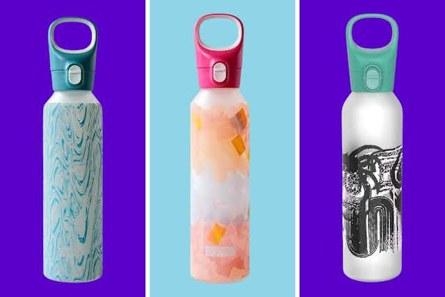 Get This Pyrex Color-Changing Water Bottle for Just $7 on Amazon card image