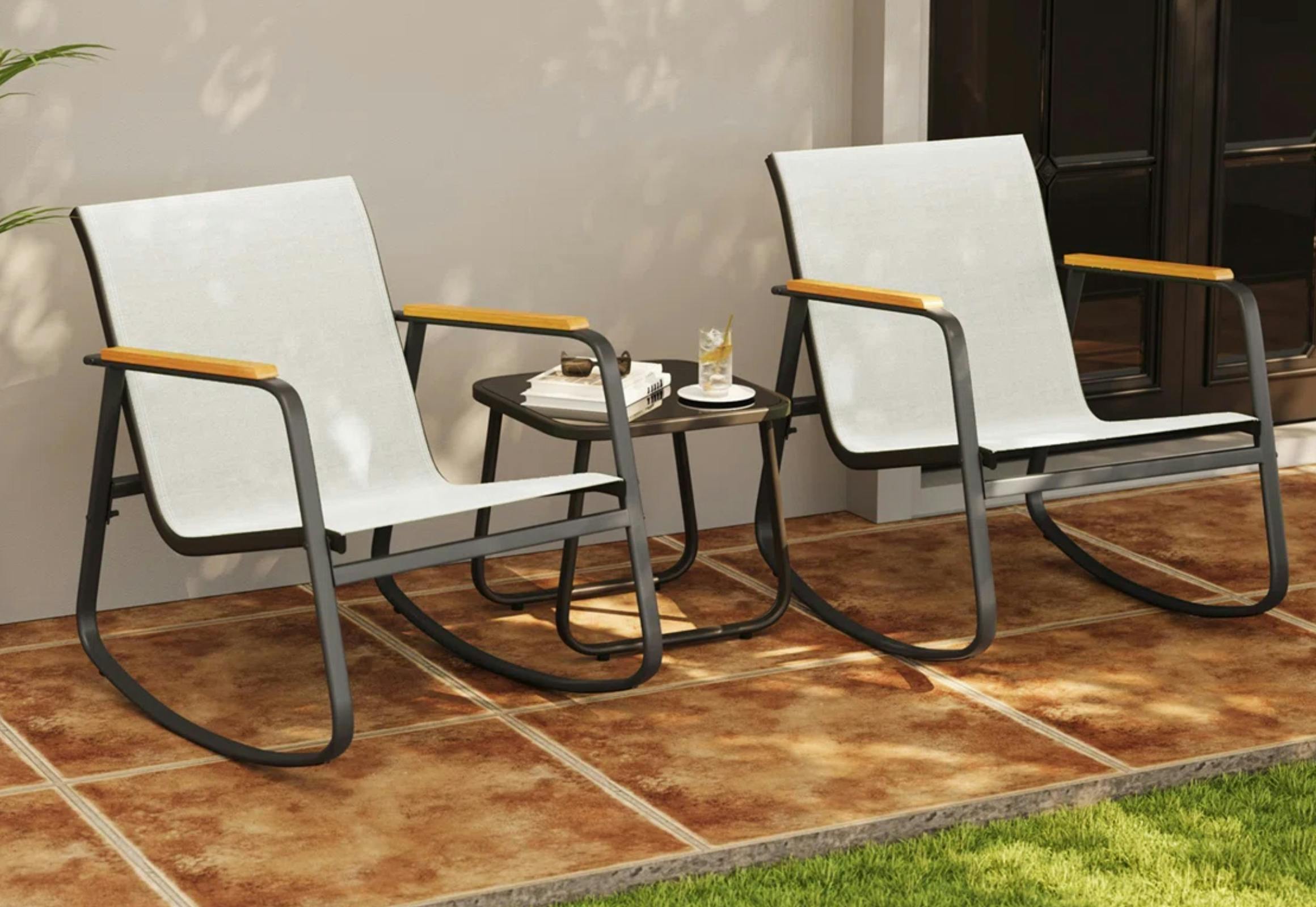Ebern Designs Rocking Bistro Set