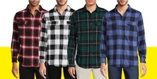 walmart george mens flannel shirts collage 2023 1677335382 1677335382