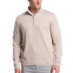 Men's Heather Stripe Fleece Pullover