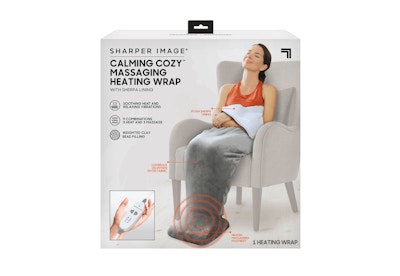 Sharper Image Massaging Heating Blanket