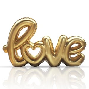 Golden Love Sculpture