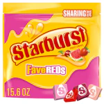 2 Starburst FaveReds Fruit Chews Bags