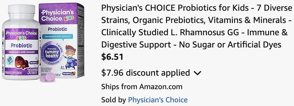 amazon-physicians-choice-probiotics-cart