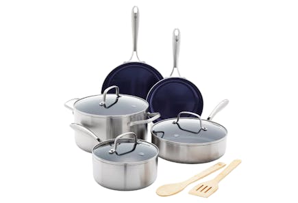 Blue Diamond Cookware Set