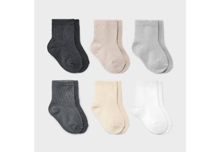 Cloud Island Baby Socks