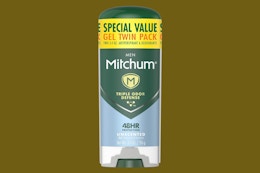 Mitchum Men's Deodorant Twin-Pack, as Low as $3.14 on Amazon card image