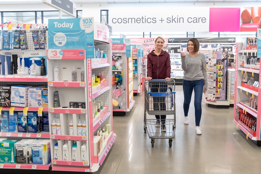 two woman at walgreens