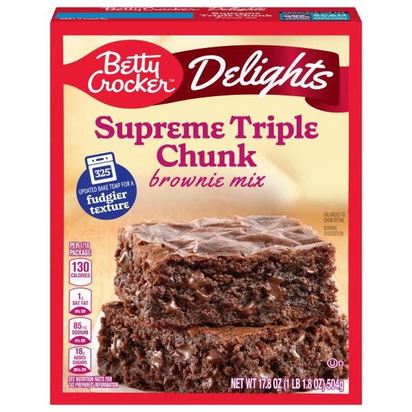 2 Betty Crocker Brownie Mixes