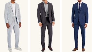 collage of mens nautica two-piece suits