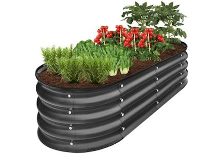 Best Choice Products Raised Metal Garden Bed