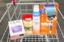 shopping cart with P&G products