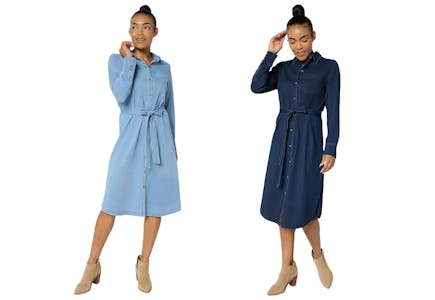 Ree Women’s Denim Shirt Dress