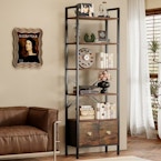 6-Tier Storage Rack Bookshelf