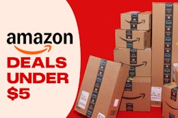 amazon box being taken out of a mailbox 